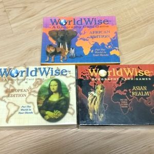Worldwise Geography card games
